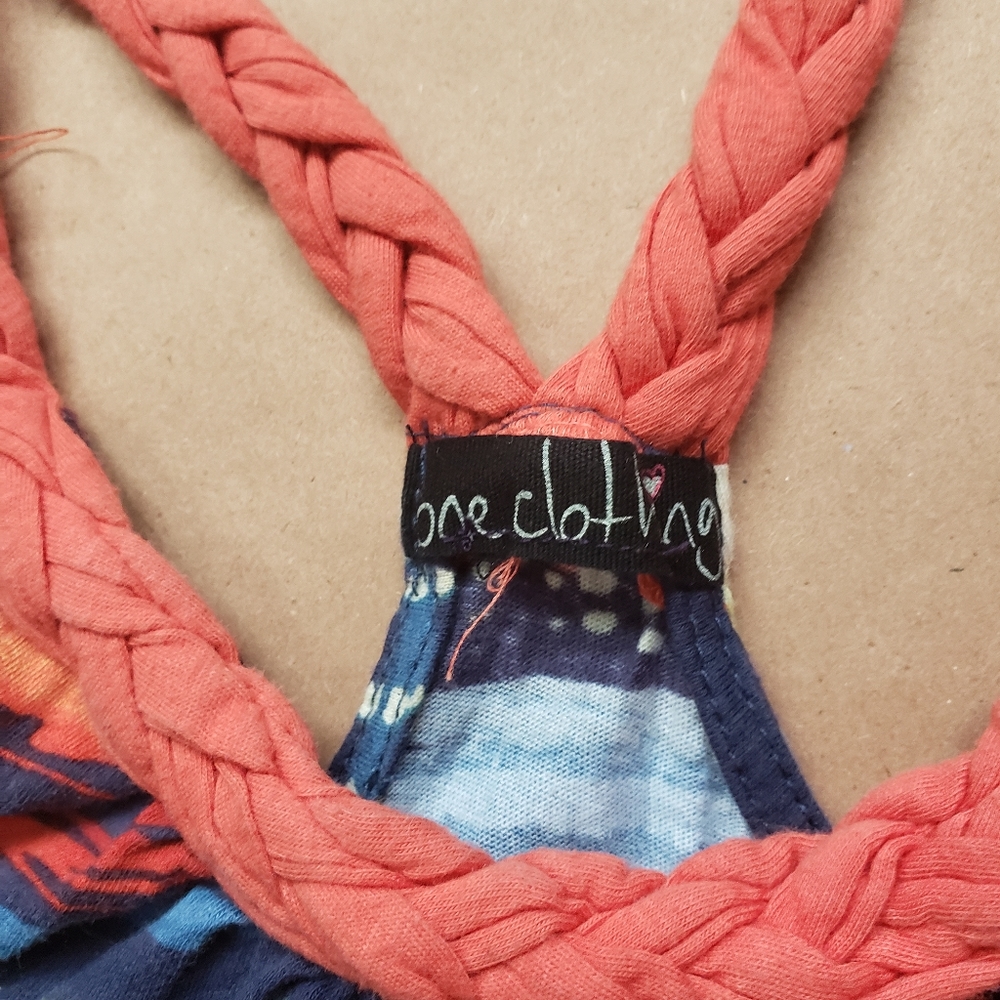 Braided Strap Multi Color Multi Pattern Tank Top … - image 2